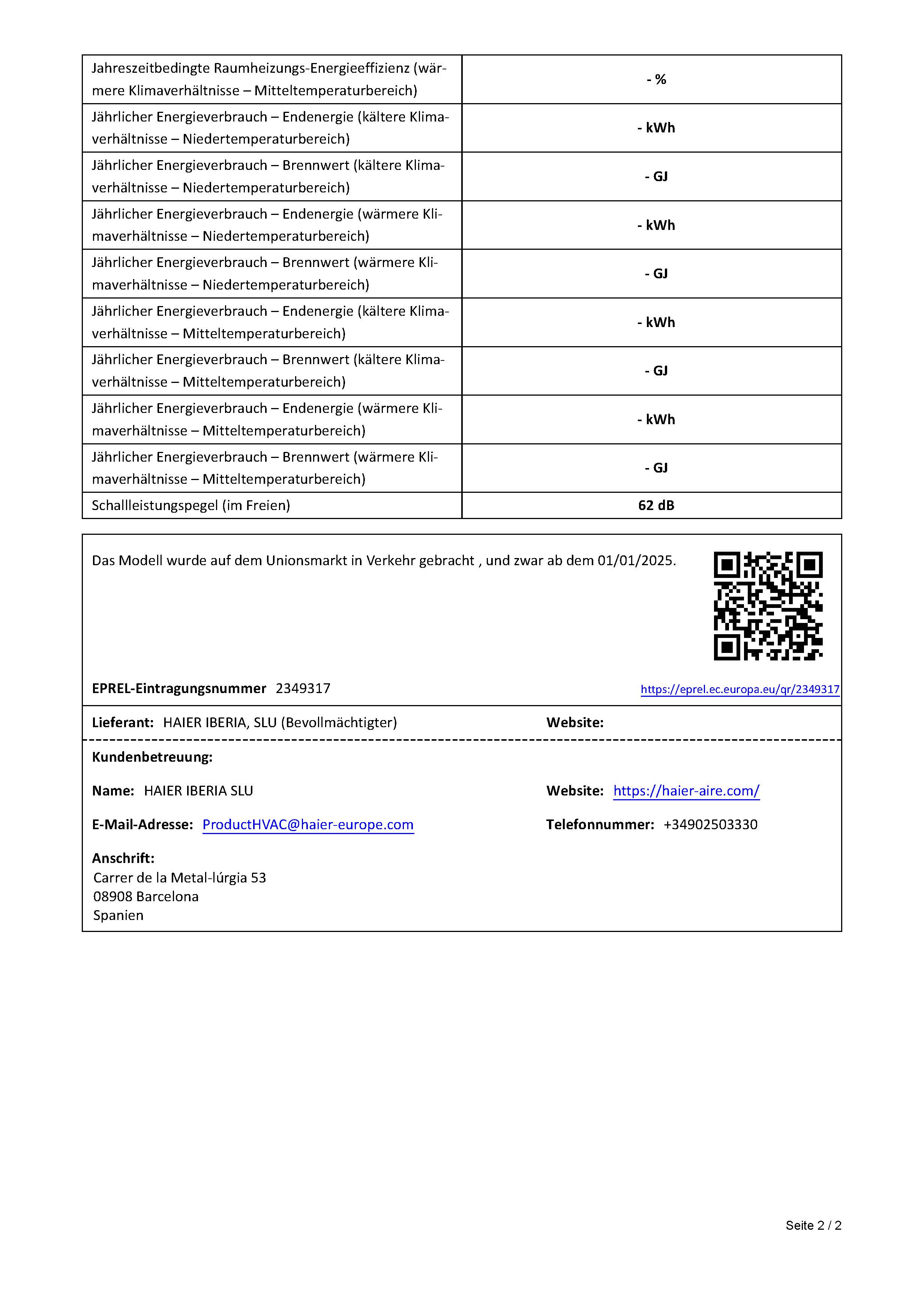 Wärmepumpe Hydrauliksplit Allin Haier 10 KW SET, R290, inkl. Inbetriebnahme