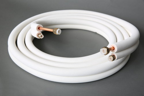 Kältemittelleitung, Kälteleitung, P-2415, 1/4" und 1/2", gebördelt, 15 Meter